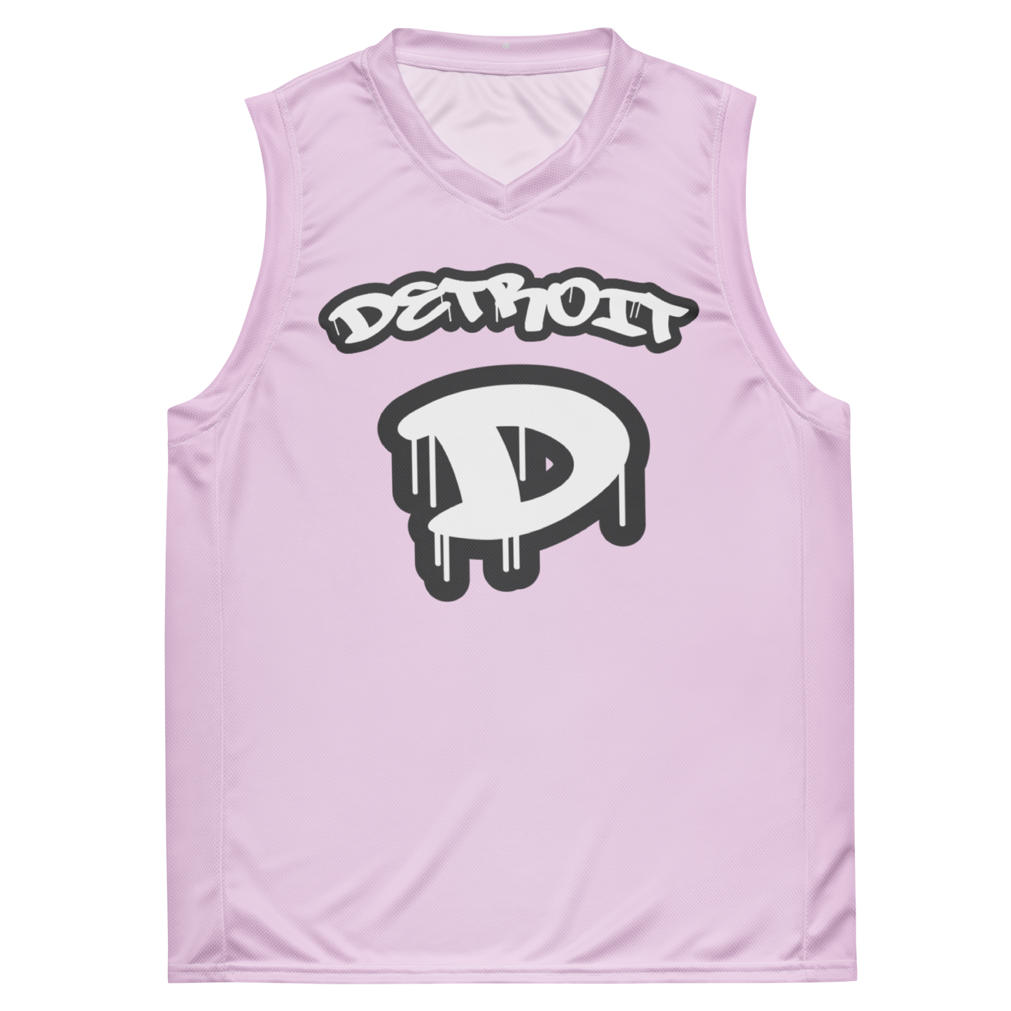 'Detroit 313' Basketball Jersey (Tag Edition) | Unisex - Pale Lavender