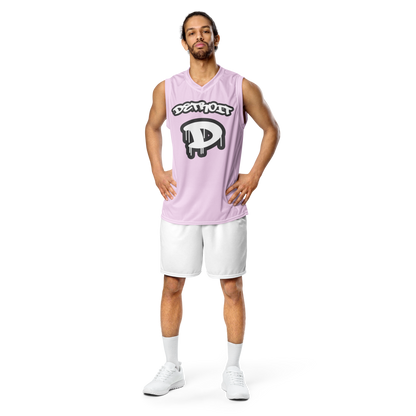 'Detroit 313' Basketball Jersey (Tag Edition) | Unisex - Pale Lavender