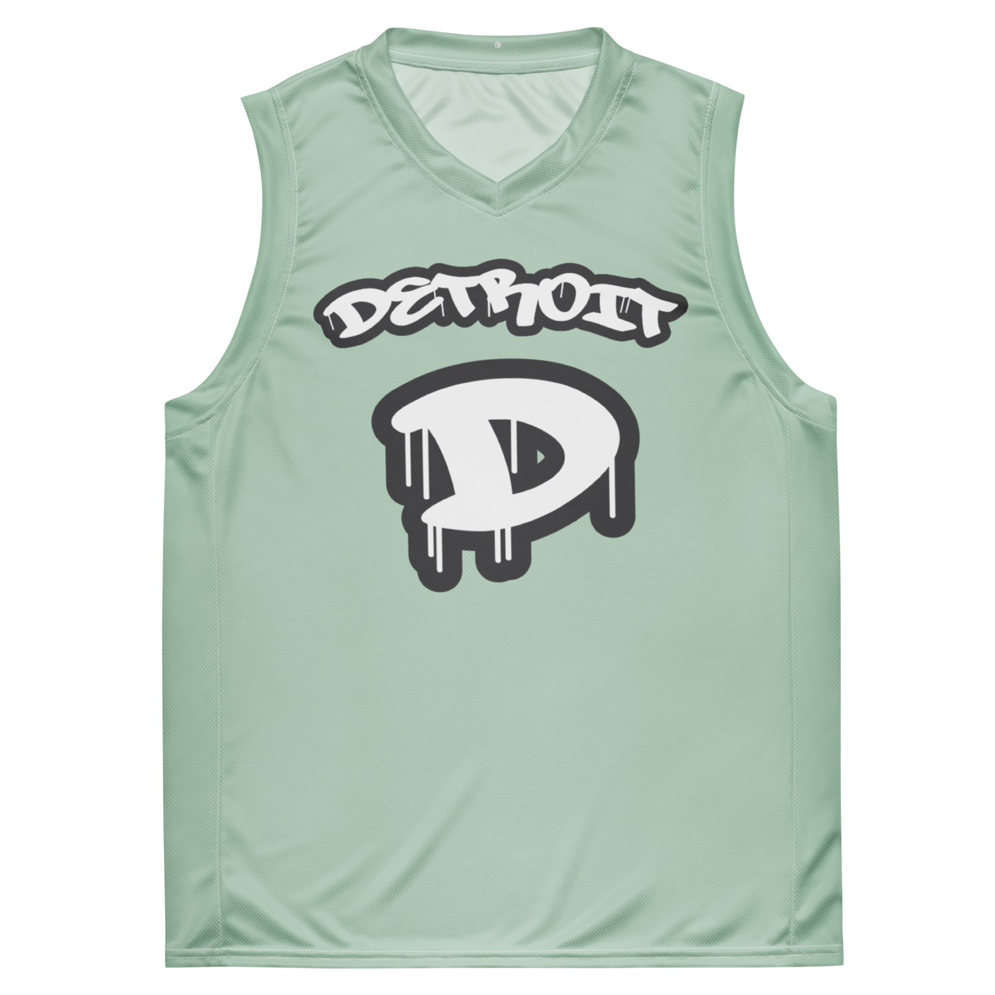 'Detroit 313' Basketball Jersey (Tag Edition) | Unisex - Sea Green