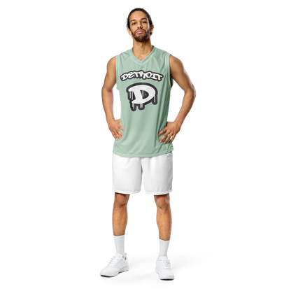 'Detroit 313' Basketball Jersey (Tag Edition) | Unisex - Sea Green