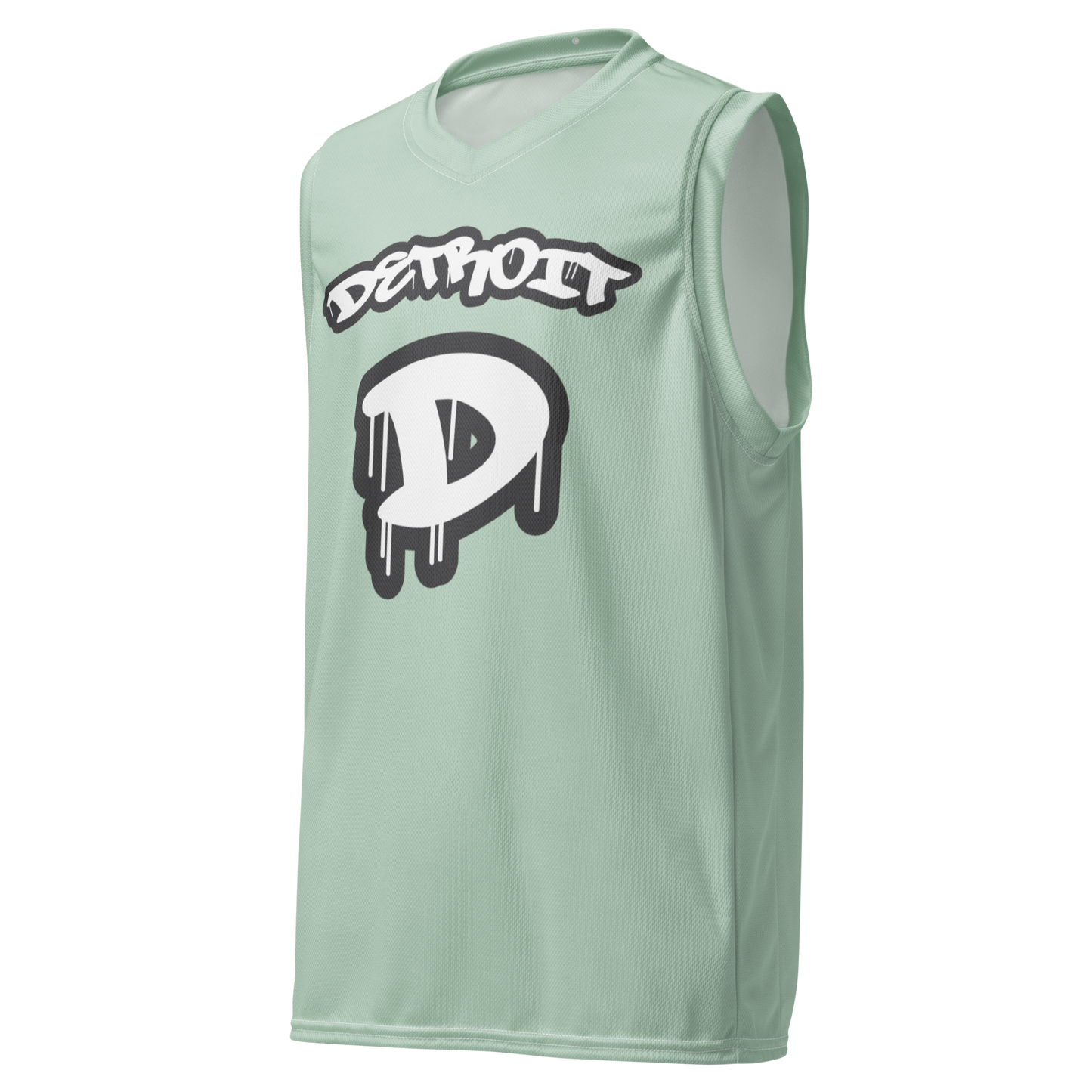 'Detroit 313' Basketball Jersey (Tag Edition) | Unisex - Sea Green