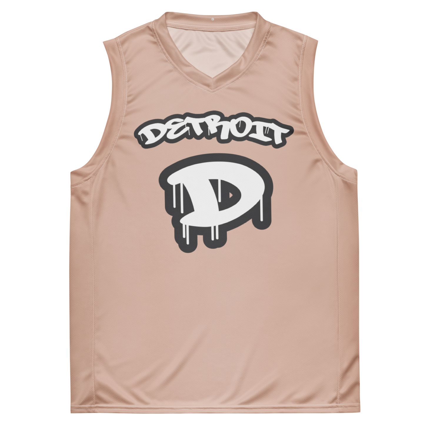 'Detroit 313' Basketball Jersey (Tag Edition) | Unisex - Rose Gold