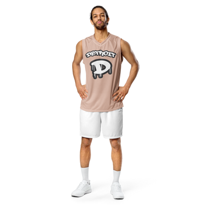 'Detroit 313' Basketball Jersey (Tag Edition) | Unisex - Rose Gold