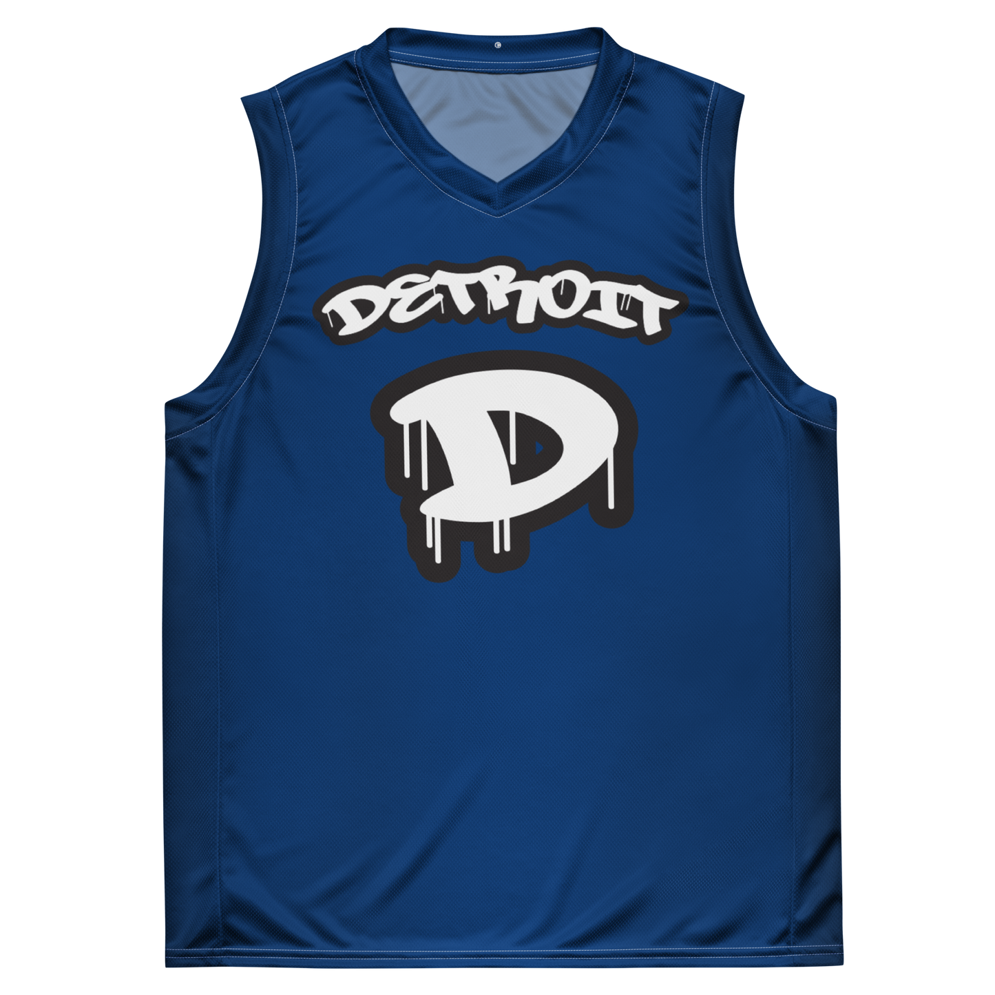 'Detroit 313' Basketball Jersey (Tag Edition) | Unisex - Dearborn Blue