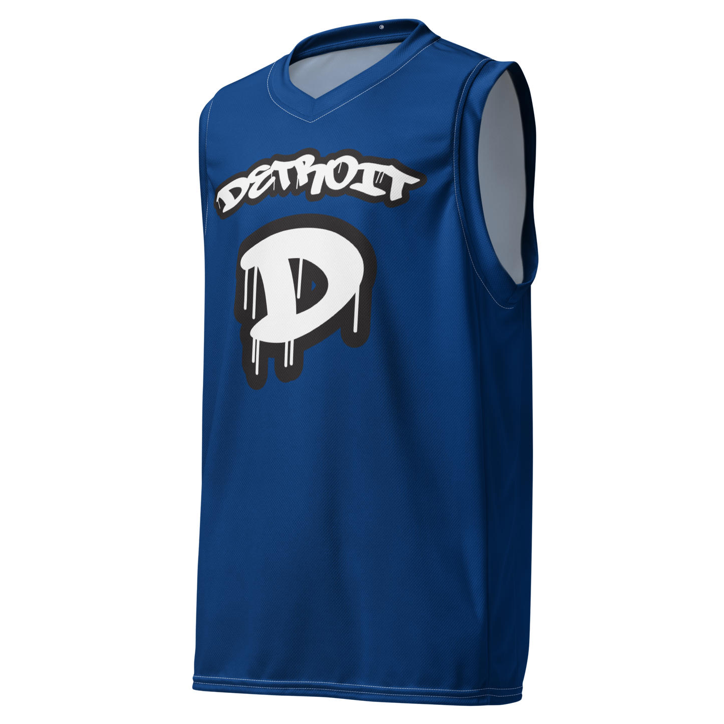 'Detroit 313' Basketball Jersey (Tag Edition) | Unisex - Dearborn Blue