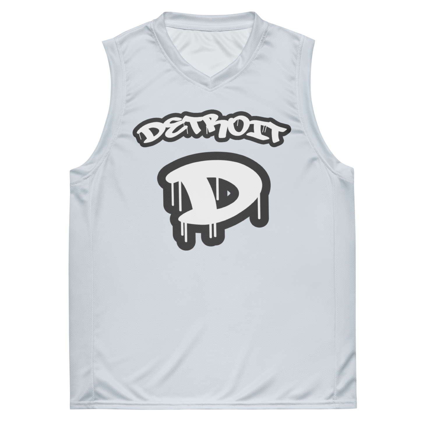 'Detroit 313' Basketball Jersey (Tag Edition) | Unisex - Gossy White