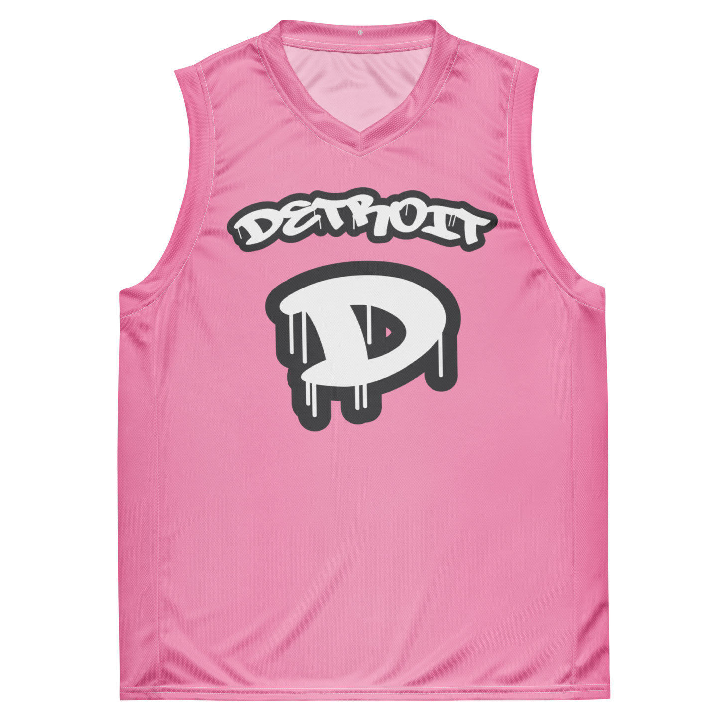 'Detroit 313' Basketball Jersey (Tag Edition) | Unisex - '67 Caddie Pink