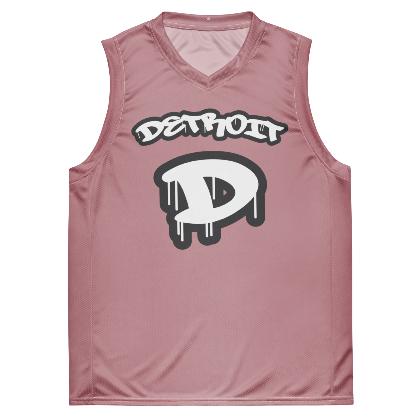 'Detroit 313' Basketball Jersey (Tag Edition) | Unisex - Cherry Blossom Pink