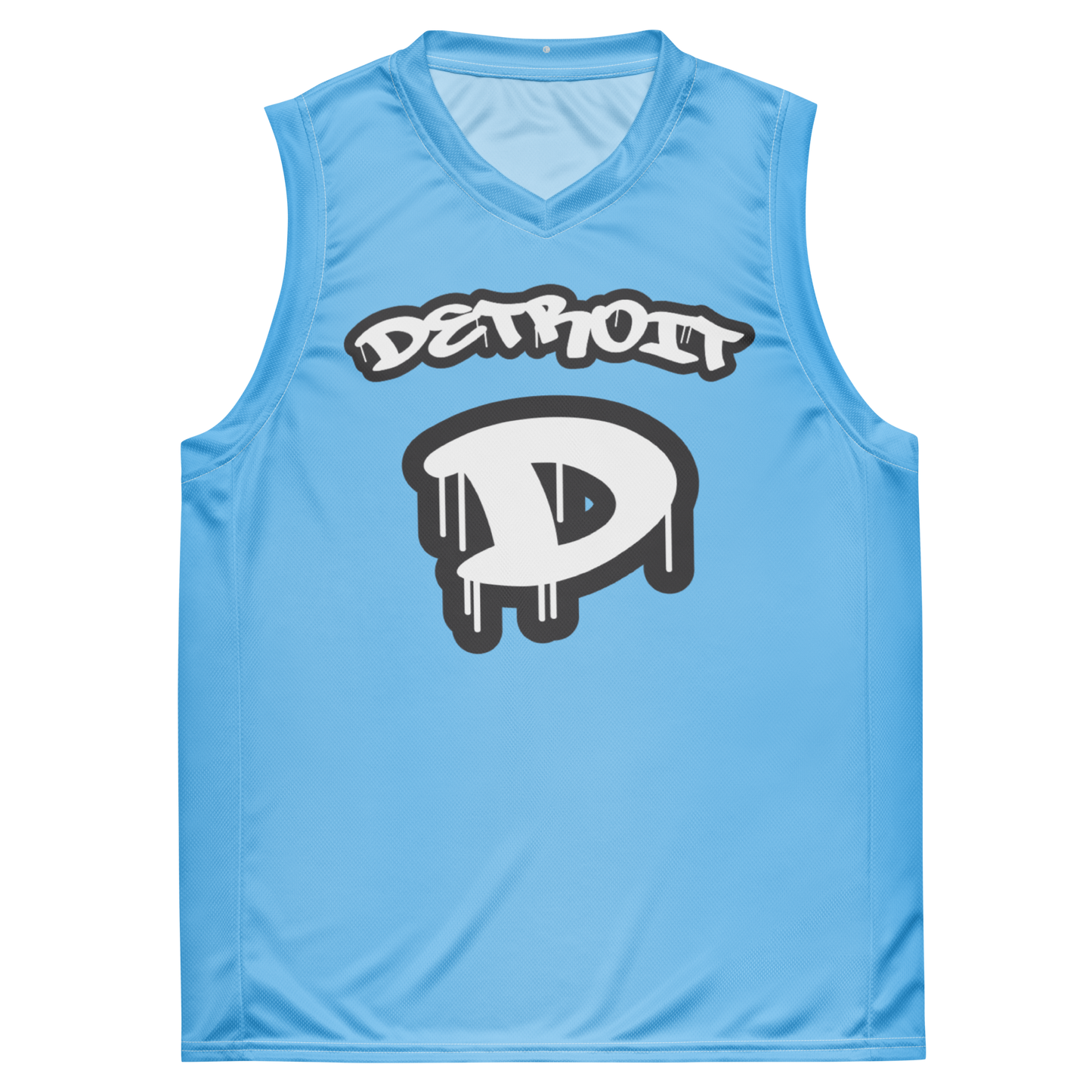 'Detroit 313' Basketball Jersey (Tag Edition) | Unisex - DTW Blue