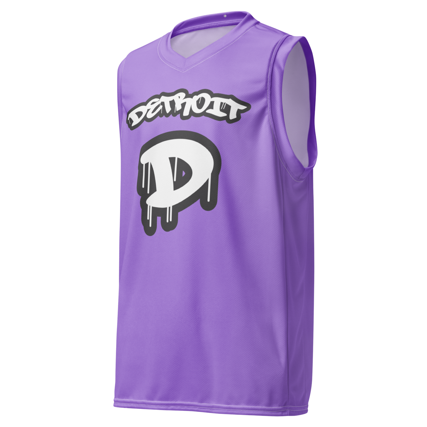 'Detroit 313' Basketball Jersey (Tag Edition) | Unisex - Lavender