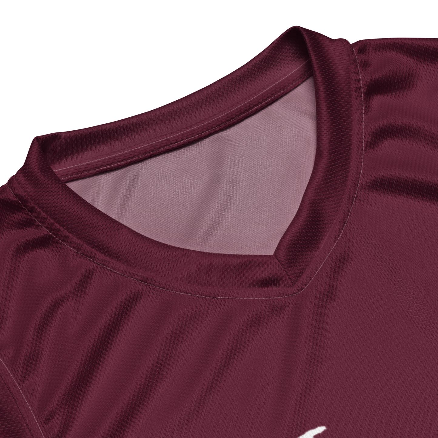 Michigan Upper Peninsula Basketball Jersey (w/ UP Outline) | Unisex - Old Mission Burgundy