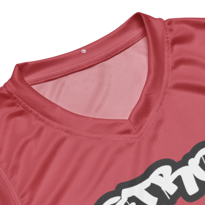 'Detroit 313' Basketball Jersey (Tag Edition) | Unisex - Watermelon Pink