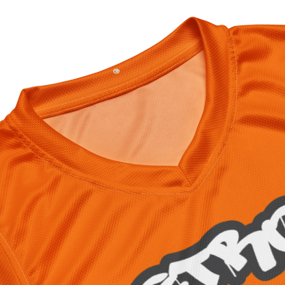 'Detroit 313' Basketball Jersey (Tag Edition) | Unisex - Safety Orange