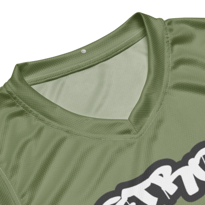 'Detroit 313' Basketball Jersey (Tag Edition) | Unisex - Beachgrass Green