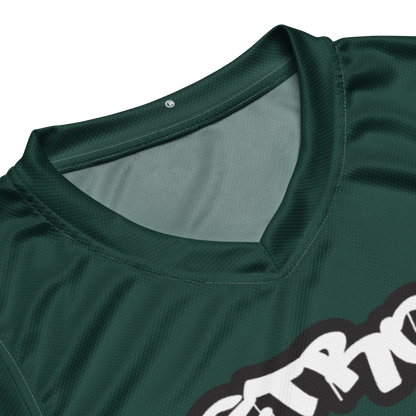 'Detroit 313' Basketball Jersey (Tag Edition) | Unisex - Laconic Green