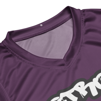 'Detroit 313' Basketball Jersey (Tag Edition) | Unisex - Plum