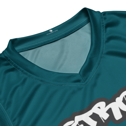 'Detroit 313' Basketball Jersey (Tag Edition) | Unisex - Auburn Hills Teal