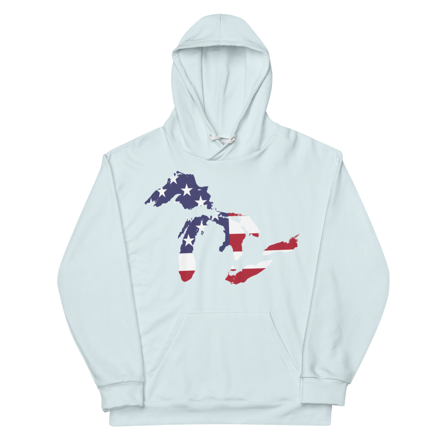 Great Lakes Ever-Dyed Hoodie | Ice Blue - Patriotic Edition