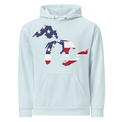 Great Lakes Ever-Dyed Hoodie | Ice Blue - Patriotic Edition