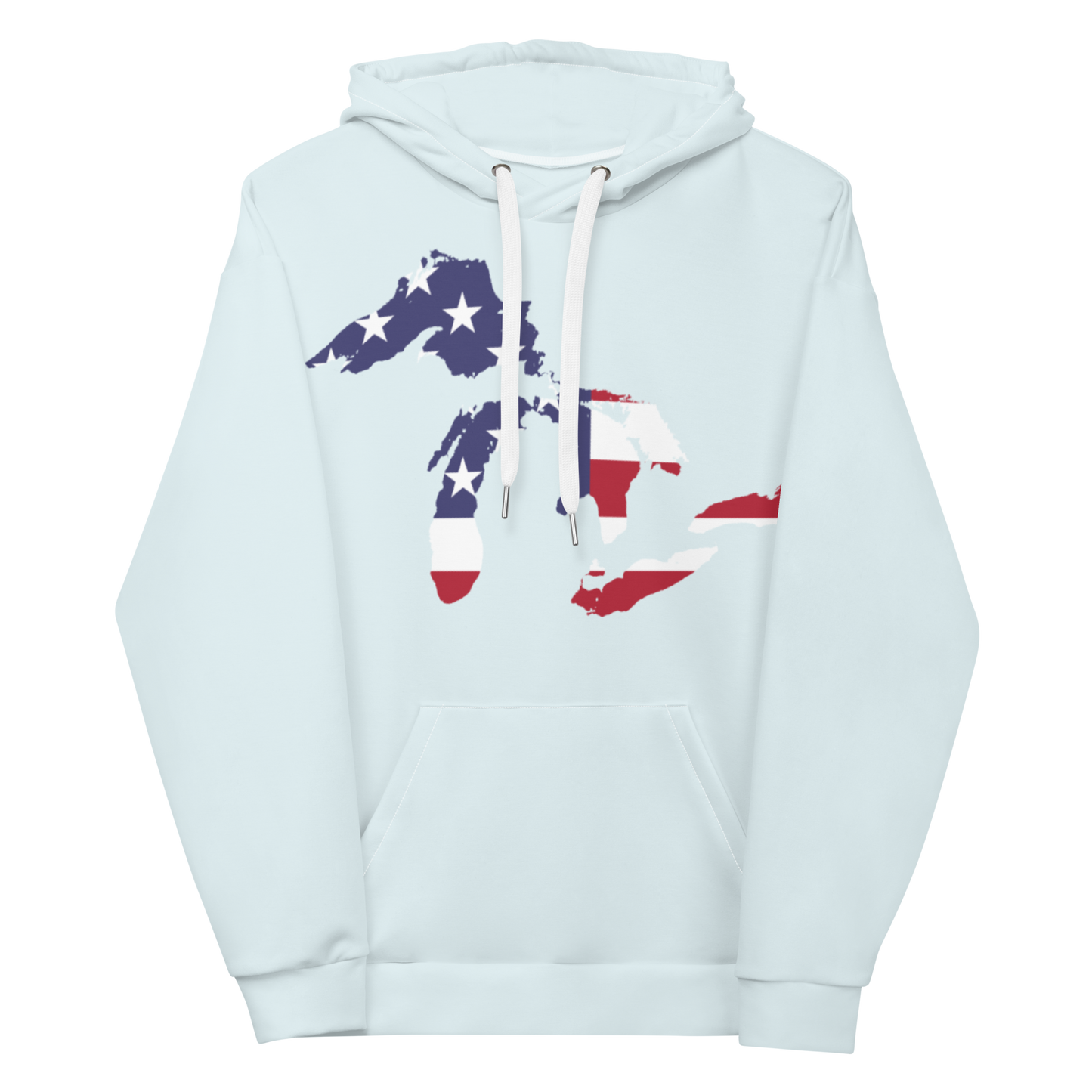 Great Lakes Ever-Dyed Hoodie | Ice Blue - Patriotic Edition