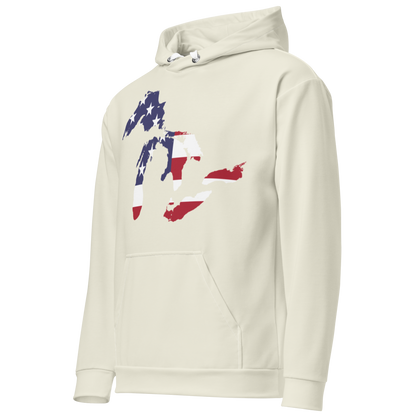 Great Lakes Ever-Dyed Hoodie | Ivory White - Patriotic Edition