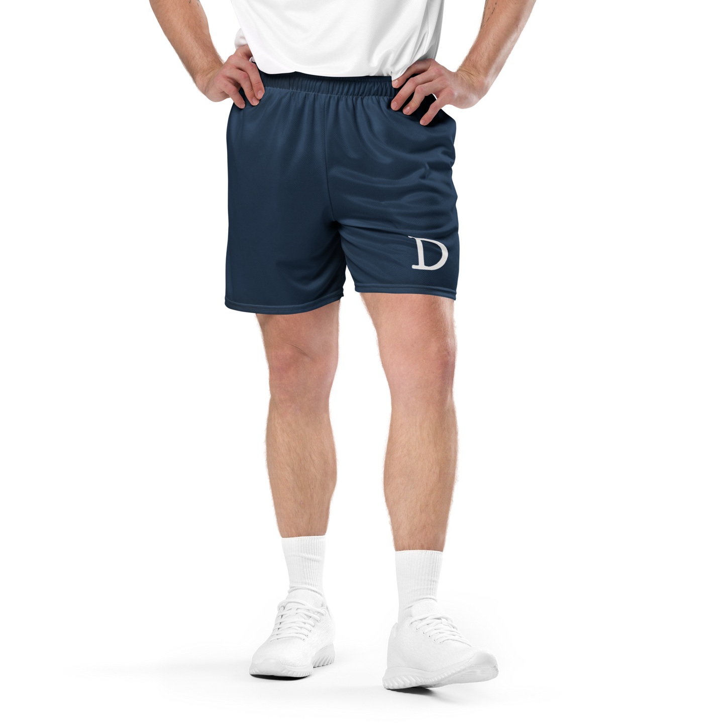 Detroit 'Old French D' Basketball Shorts | Unisex Mesh