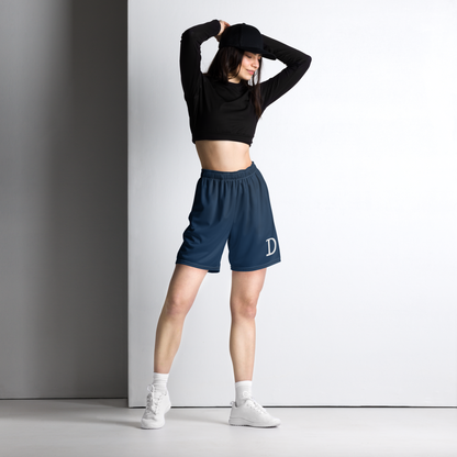 Detroit 'Old French D' Basketball Shorts | Unisex Mesh