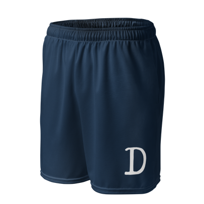 Detroit 'Old French D' Basketball Shorts | Unisex Mesh