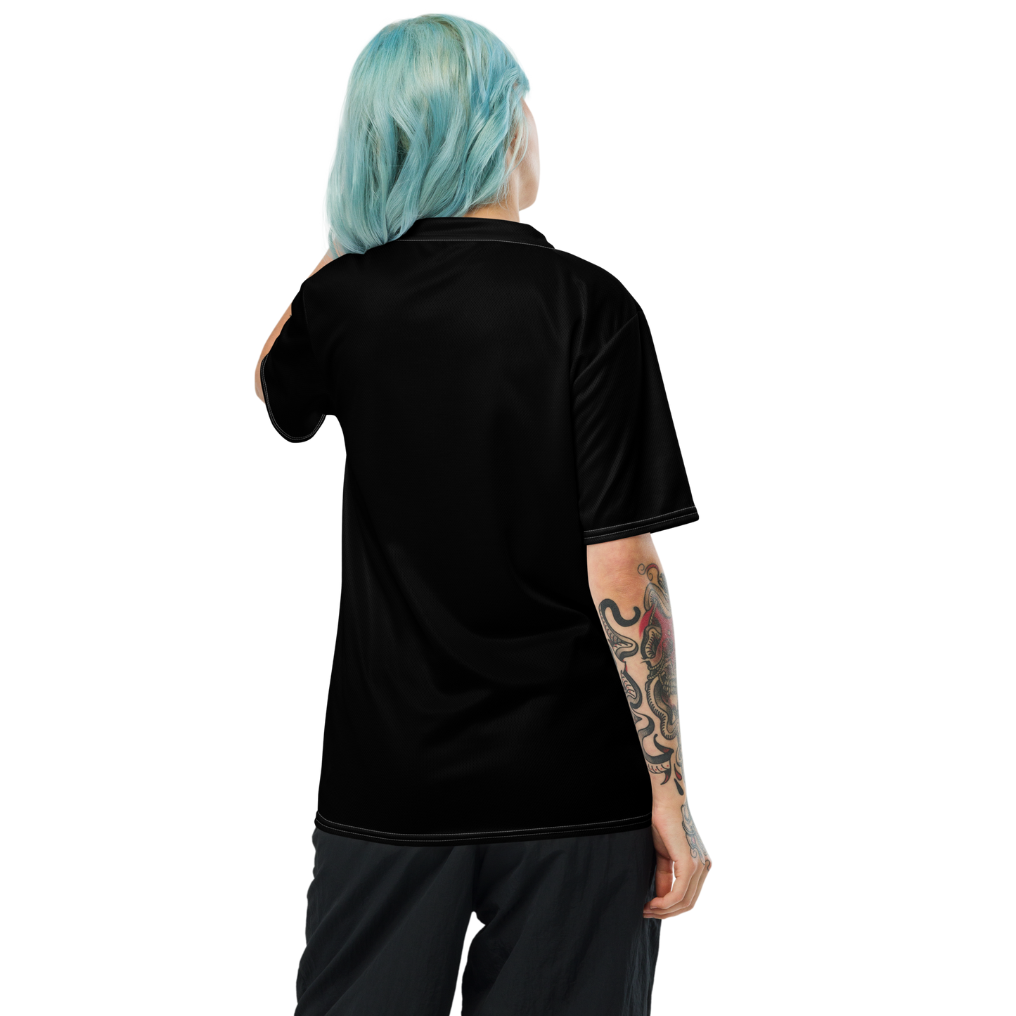 Michigan Upper Peninsula Soccer Jersey (w/ UP Outline) | Unisex - Black