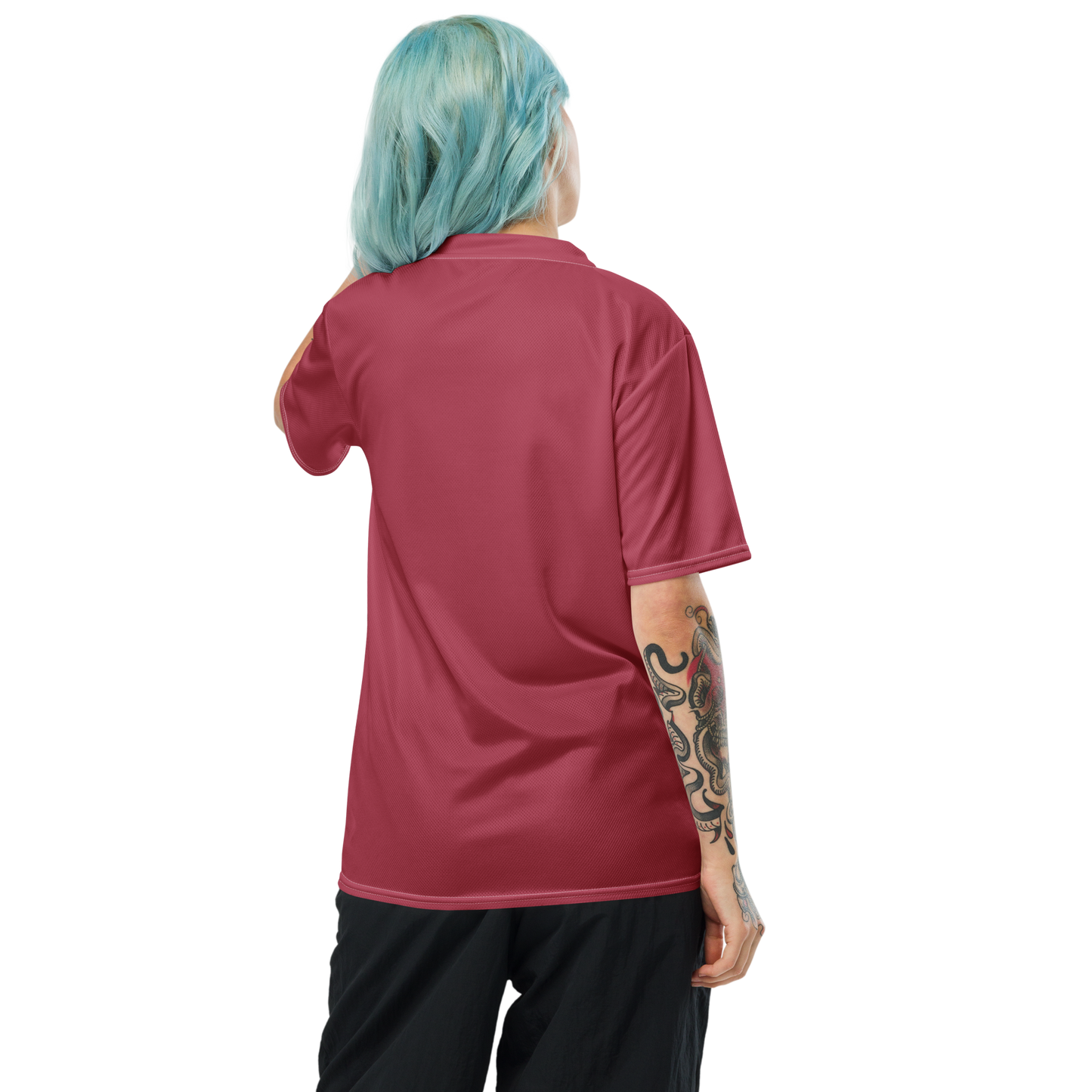 Michigan Upper Peninsula Soccer Jersey (w/ UP Outline) | Unisex - Popstar Pink