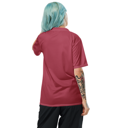 Michigan Upper Peninsula Soccer Jersey (w/ UP Outline) | Unisex - Popstar Pink