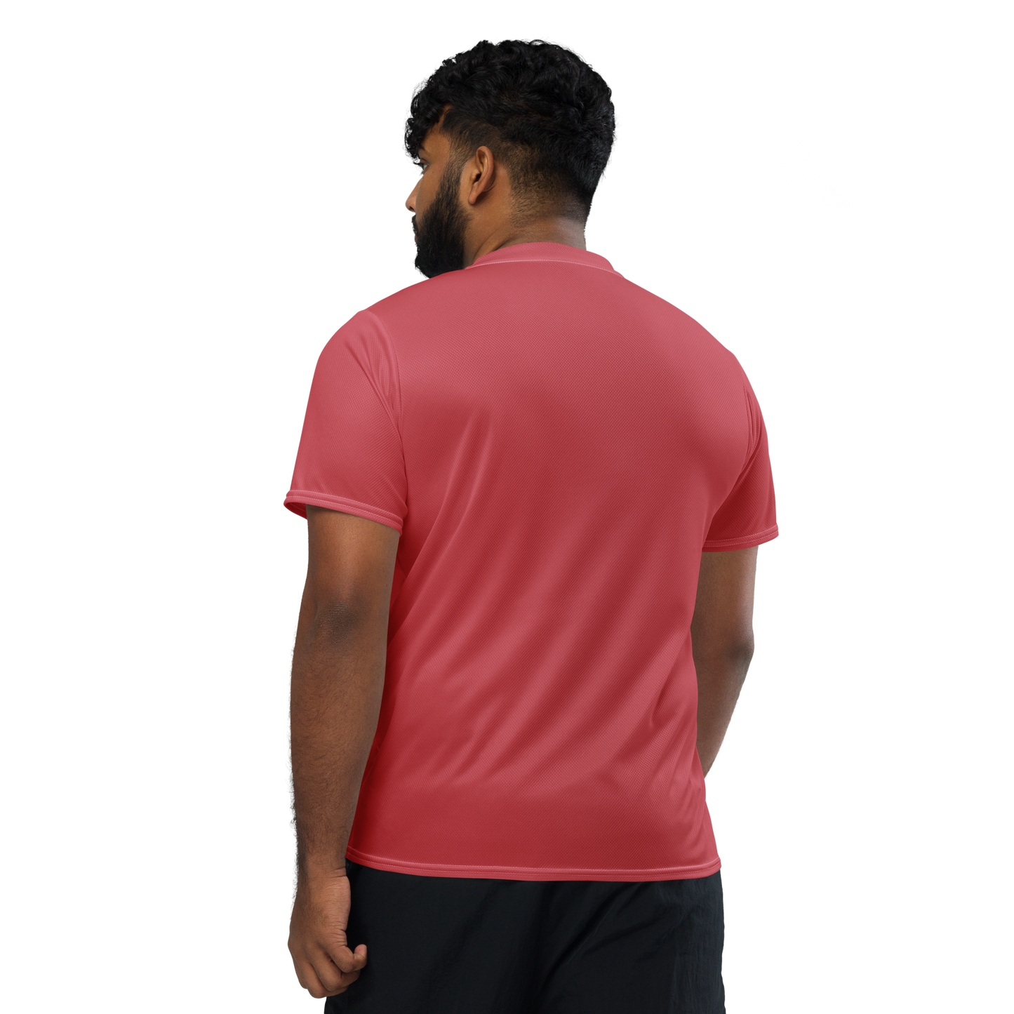 Michigan Upper Peninsula Soccer Jersey (w/ UP Outline) | Unisex - Strawberry Pink