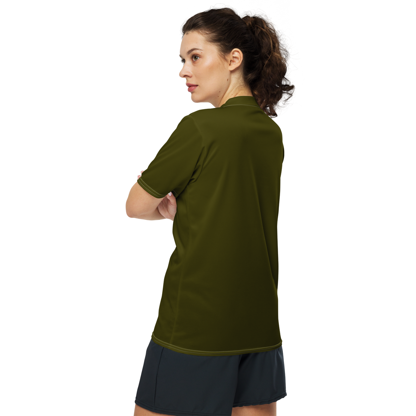 Michigan Upper Peninsula Soccer Jersey (w/ UP Outline) | Unisex - Military Green