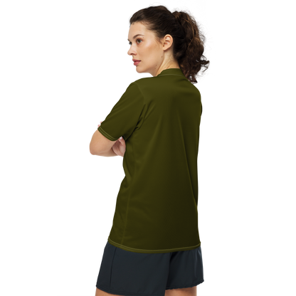 Michigan Upper Peninsula Soccer Jersey (w/ UP Outline) | Unisex - Military Green