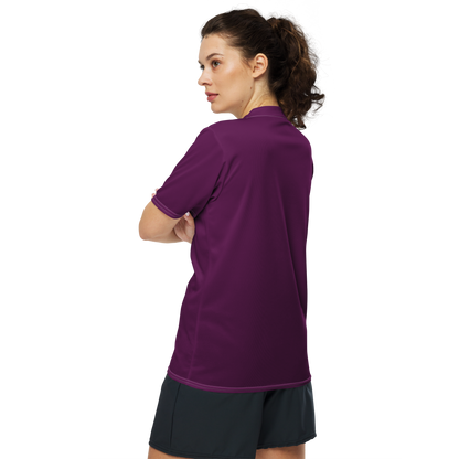 Michigan Upper Peninsula Soccer Jersey (w/ UP Outline) | Unisex - Tyrian Purple