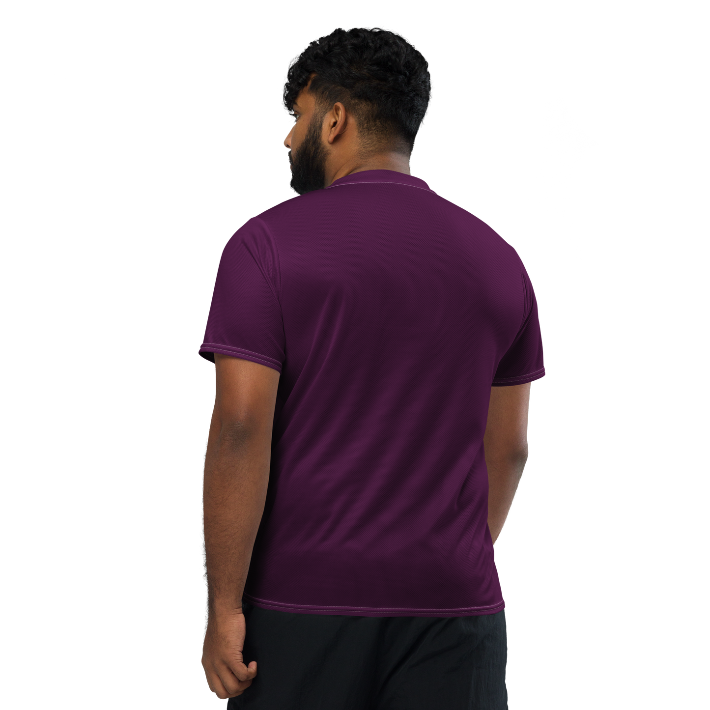 Michigan Upper Peninsula Soccer Jersey (w/ UP Outline) | Unisex - Tyrian Purple