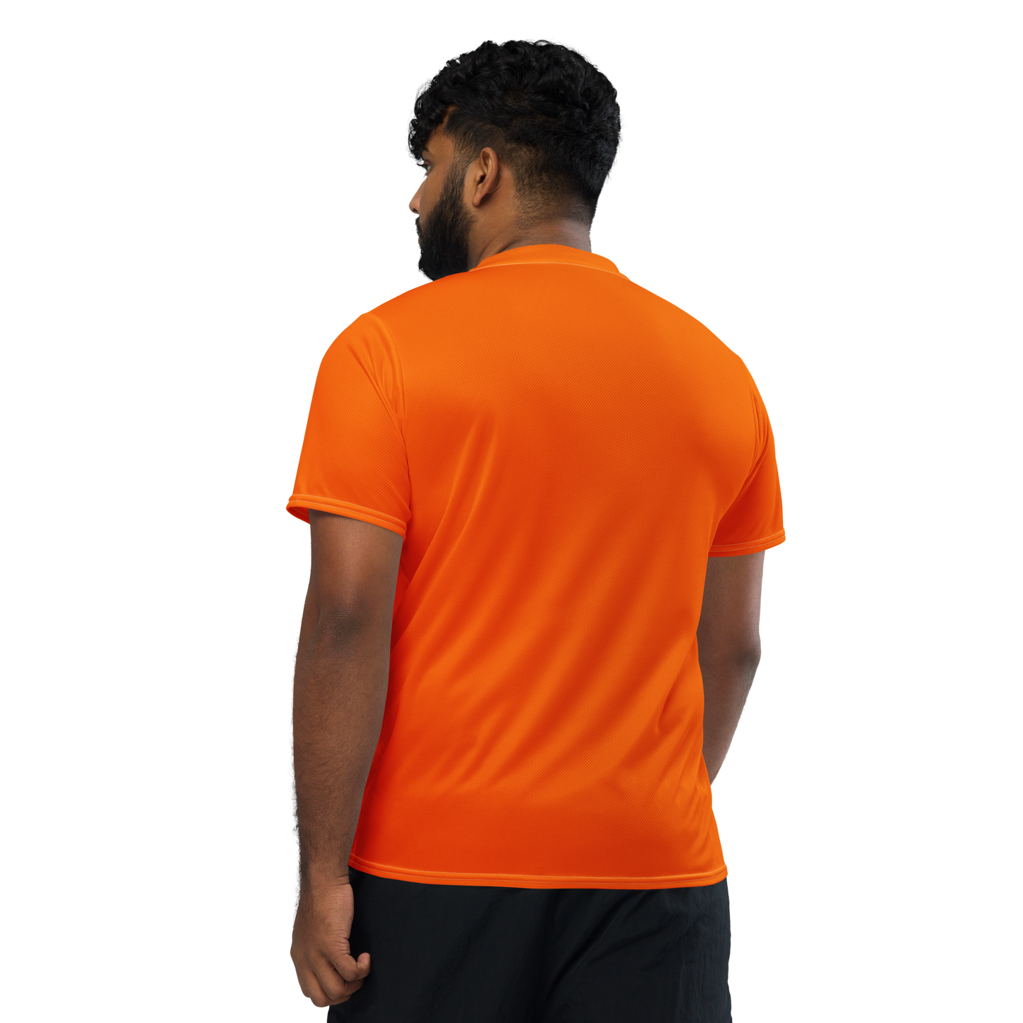 Michigan Upper Peninsula Soccer Jersey (w/ UP Outline) | Unisex - Safety Orange