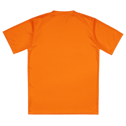 Michigan Upper Peninsula Soccer Jersey (w/ UP Outline) | Unisex - Safety Orange