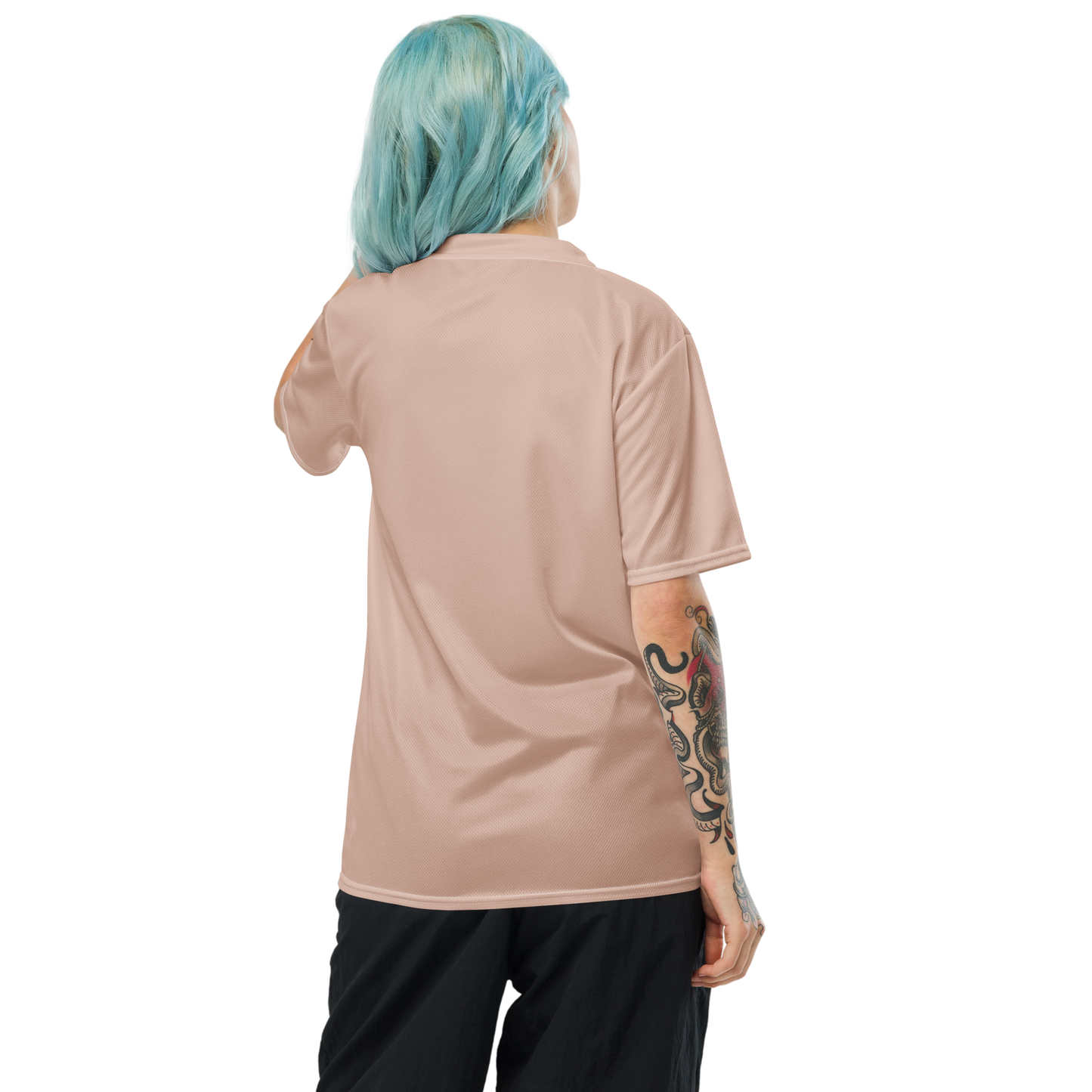 Michigan Upper Peninsula Soccer Jersey (w/ UP Outline) | Unisex - Rose Gold