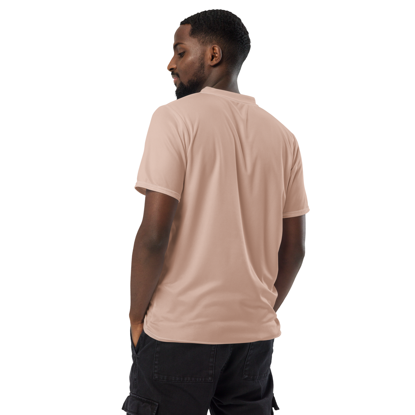 Michigan Upper Peninsula Soccer Jersey (w/ UP Outline) | Unisex - Rose Gold