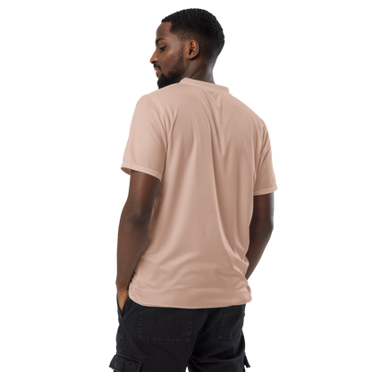 Michigan Upper Peninsula Soccer Jersey (w/ UP Outline) | Unisex - Rose Gold