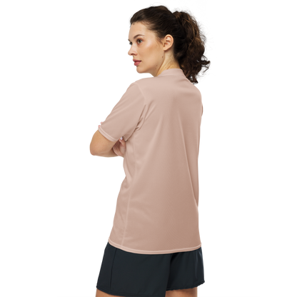 Michigan Upper Peninsula Soccer Jersey (w/ UP Outline) | Unisex - Rose Gold