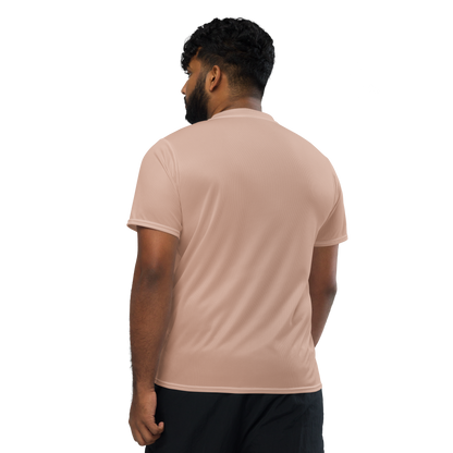 Michigan Upper Peninsula Soccer Jersey (w/ UP Outline) | Unisex - Rose Gold