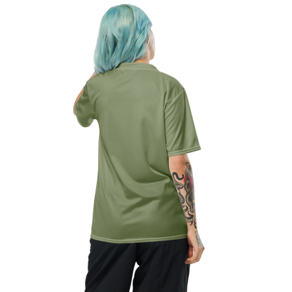 Michigan Upper Peninsula Soccer Jersey (w/ UP Outline) | Unisex - Beachgrass Green