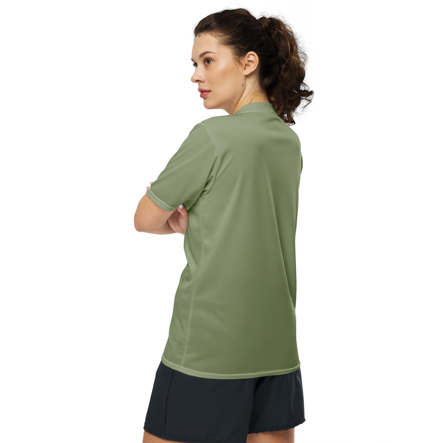 Michigan Upper Peninsula Soccer Jersey (w/ UP Outline) | Unisex - Beachgrass Green