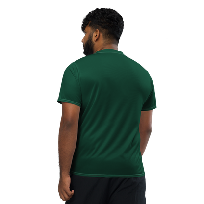 Michigan Upper Peninsula Soccer Jersey (w/ UP Outline) | Unisex - Superior Green