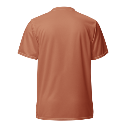 Michigan Upper Peninsula Soccer Jersey (w/ UP Outline) | Unisex - Copper Color