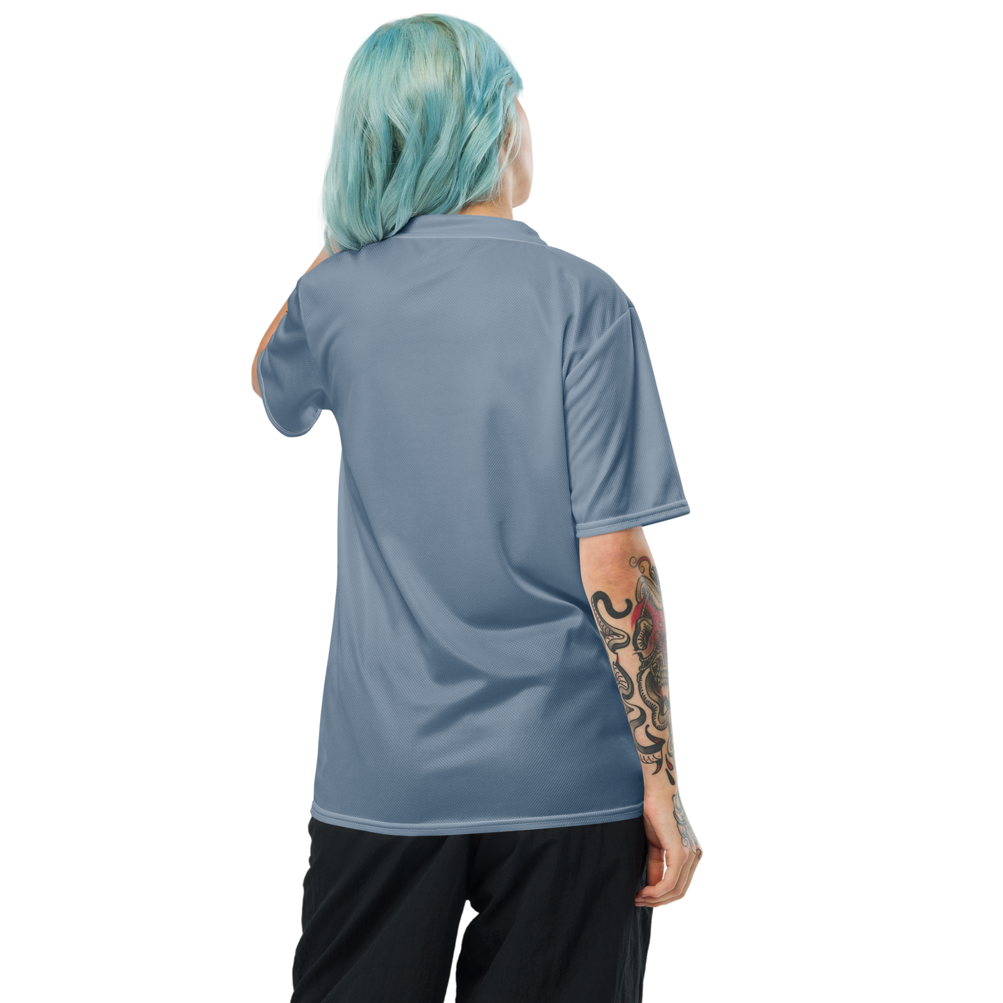 Michigan Upper Peninsula Soccer Jersey (w/ UP Outline) | Unisex - B-24 Grey