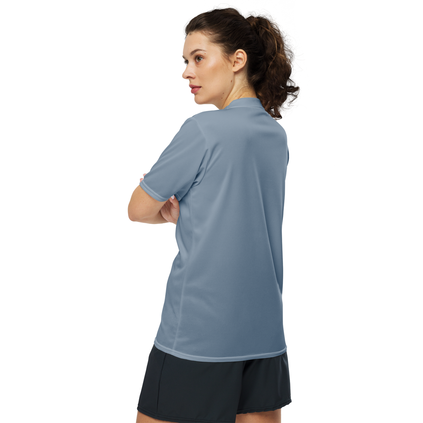 Michigan Upper Peninsula Soccer Jersey (w/ UP Outline) | Unisex - B-24 Grey