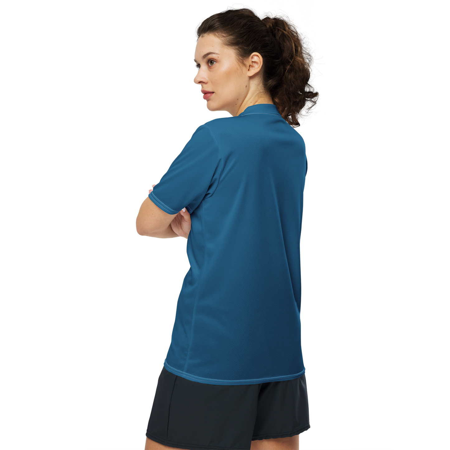 Michigan Upper Peninsula Soccer Jersey (w/ UP Outline) | Unisex - Blueberry